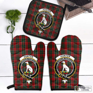 Hunter USA Tartan Combo Oven Mitt & Pot-Holder with Family Crest