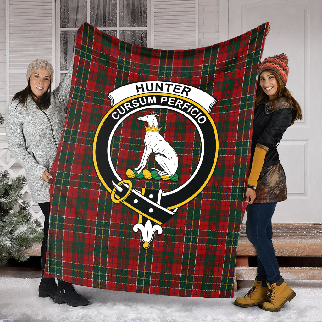 hunter-usa-tartab-blanket-with-family-crest