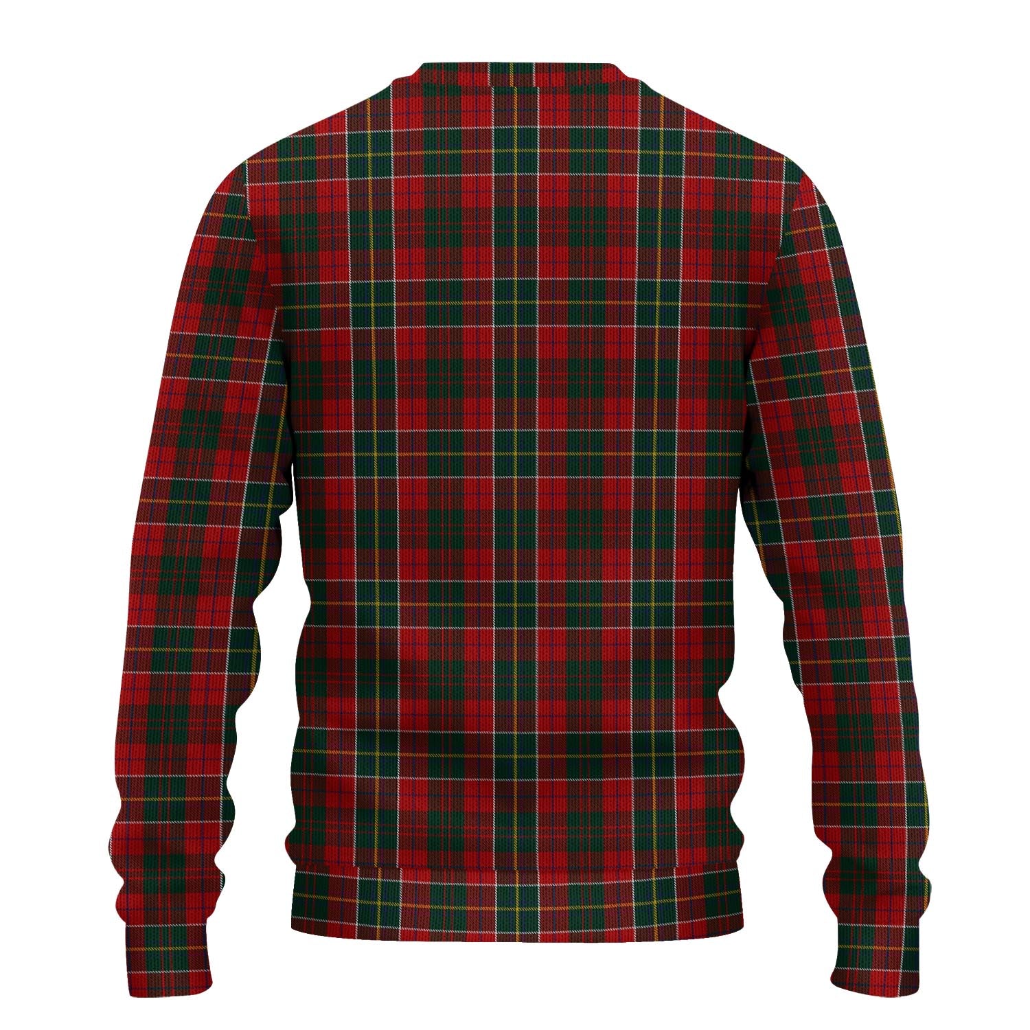 Hunter USA Tartan Knitted Sweater with Family Crest - Tartanvibesclothing