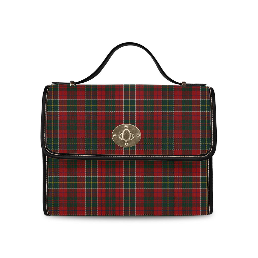 hunter-usa-tartan-leather-strap-waterproof-canvas-bag