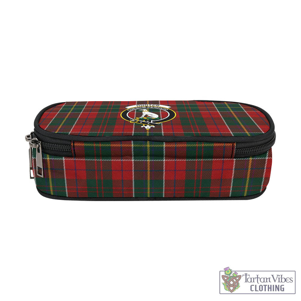 Tartan Vibes Clothing Hunter USA Tartan Pen and Pencil Case with Family Crest