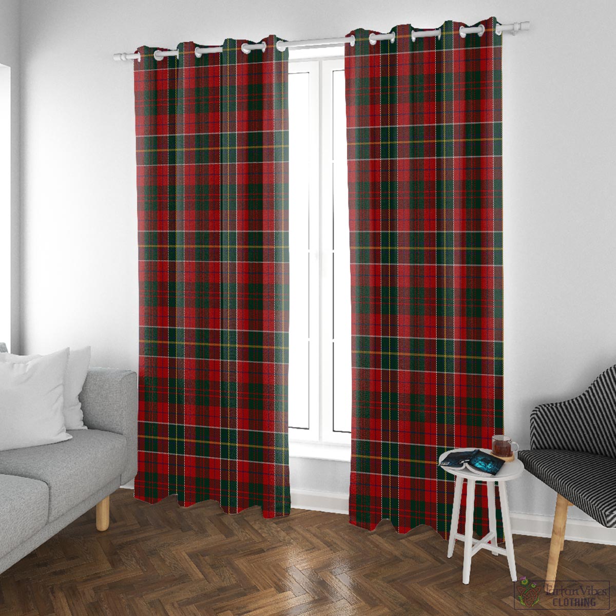 Hunter USA Tartan Window Curtain