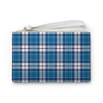 Hutton Tartan Clutch Bag Clutch Bag One Size 9.5" x 6.6" (24 x 17 cm) - Tartan Vibes Clothing