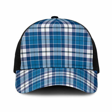 Hutton Tartan Mesh Trucker Cap One Size (Adjustable) Black - Tartan Vibes Clothing