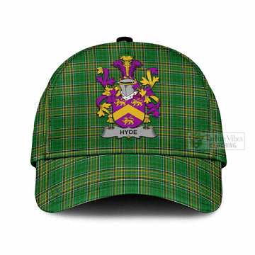 Hyde Irish Clan Tartan Classic Cap with Coat of Arms