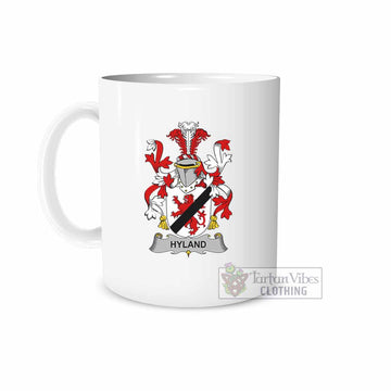 Hyland Irish Clan Coat of Arms Ceramic Mug