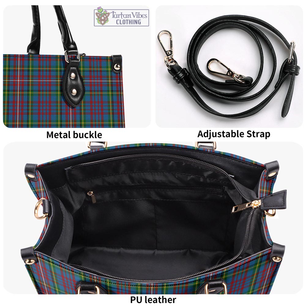 Tartan Vibes Clothing Hyndman Tartan Luxury Leather Handbags