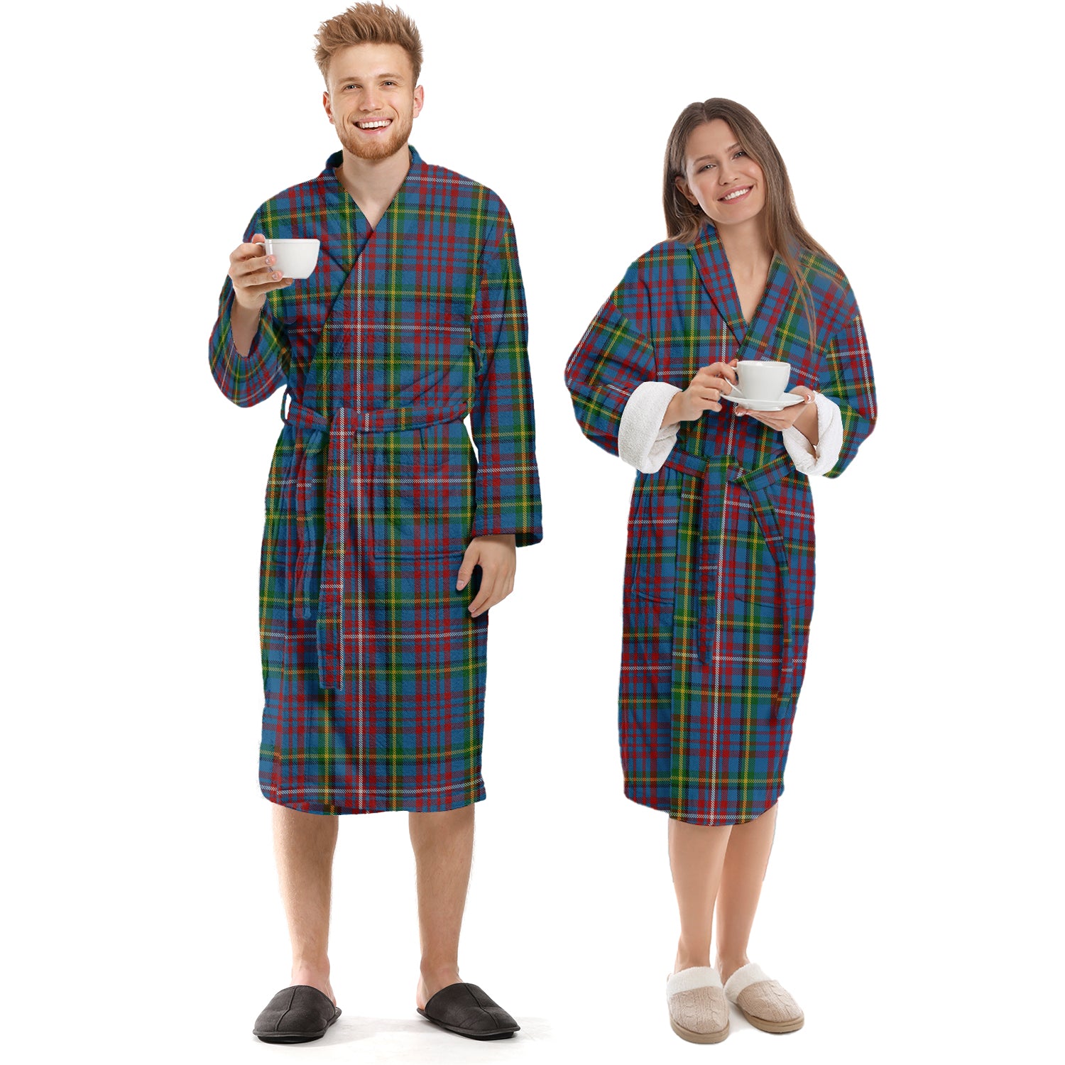 Hyndman Tartan Bathrobe Unisex S - Tartan Vibes Clothing