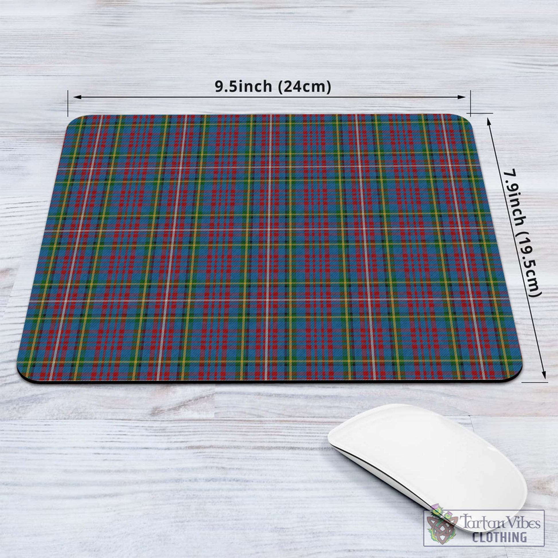 Tartan Vibes Clothing Hyndman Tartan Mouse Pad