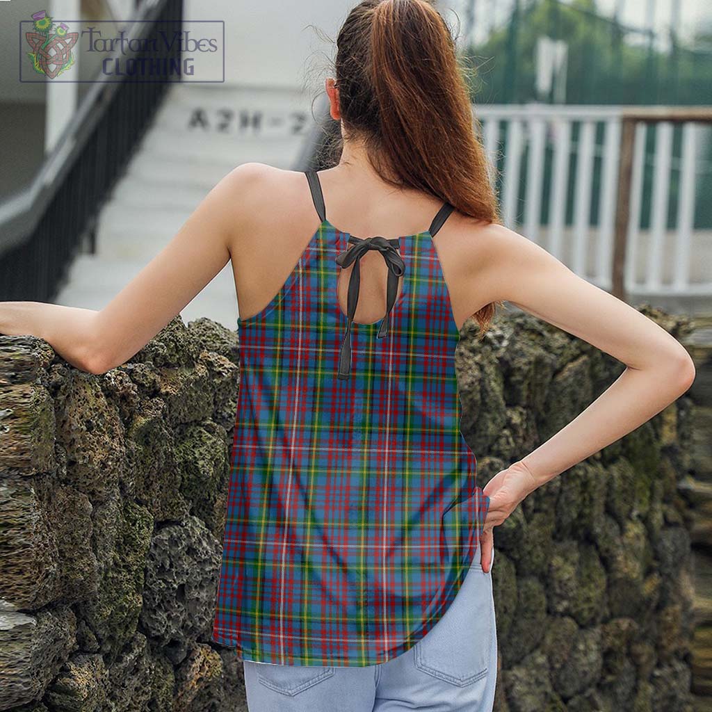 Tartan Vibes Clothing Hyndman Tartan Loose Halter Neck Camisole