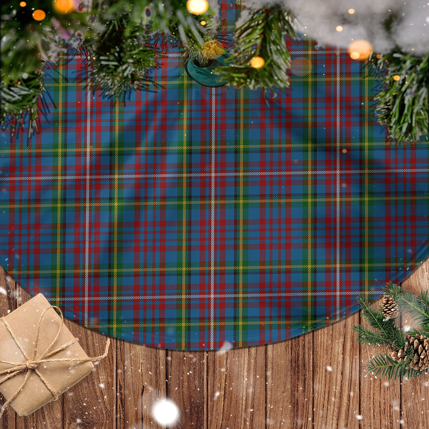 Hyndman Tartan Christmas Tree Skirt - Tartanvibesclothing