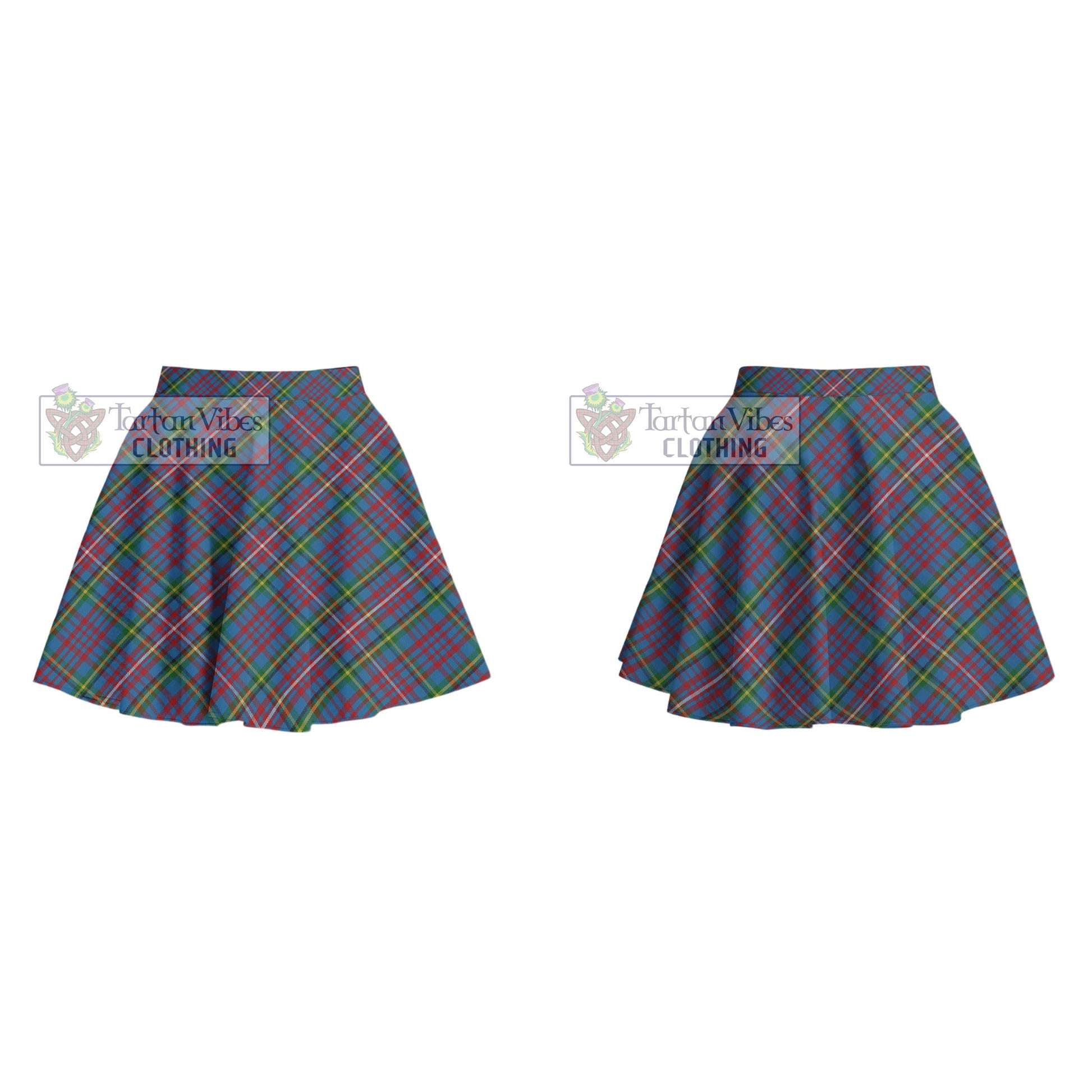 Tartan Vibes Clothing Hyndman Tartan Women's Plated Mini Skirt