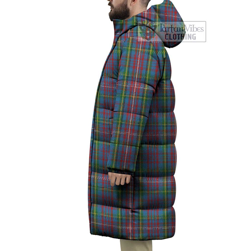 Tartan Vibes Clothing Hyndman Tartan Long Down Jacket