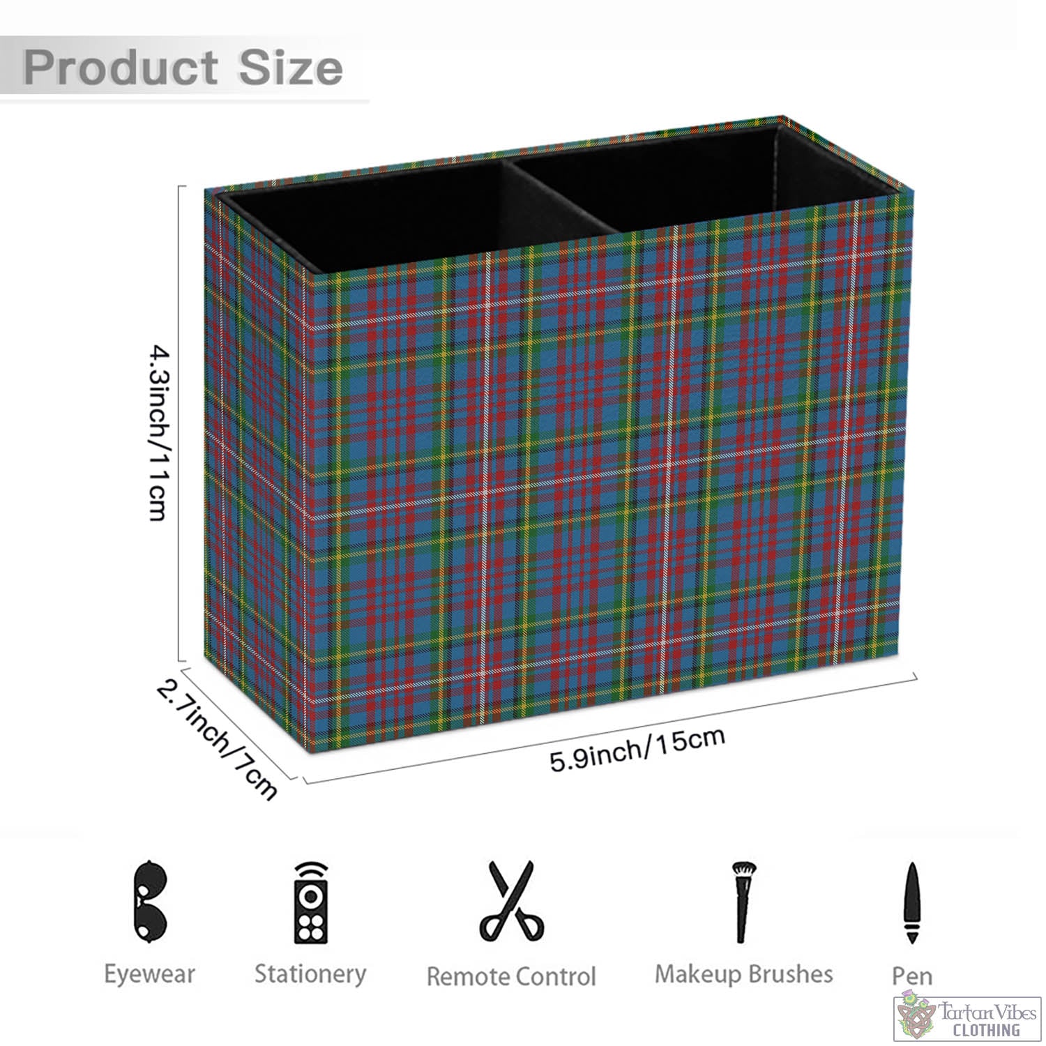 Tartan Vibes Clothing Hyndman Tartan Pen Holder