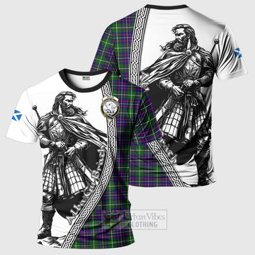 Inglis Tartan Clan Crest T-Shirt with Highlander Warrior Celtic Style Kid's Shirt - Tartan Vibes Clothing