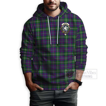 Inglis Tartan Hoodie with Family Crest Celtic Skull Style - Tartan Vibes Clothing
