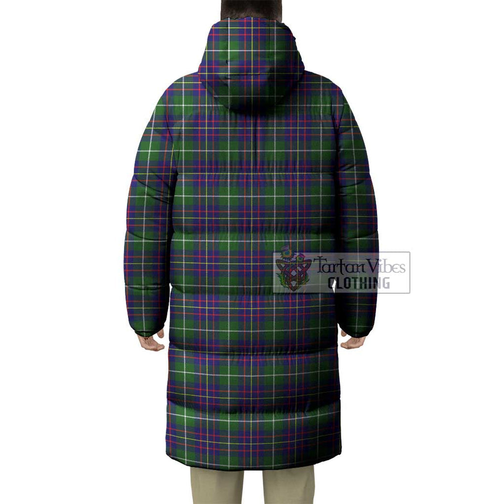 Tartan Vibes Clothing Inglis Tartan Long Down Jacket