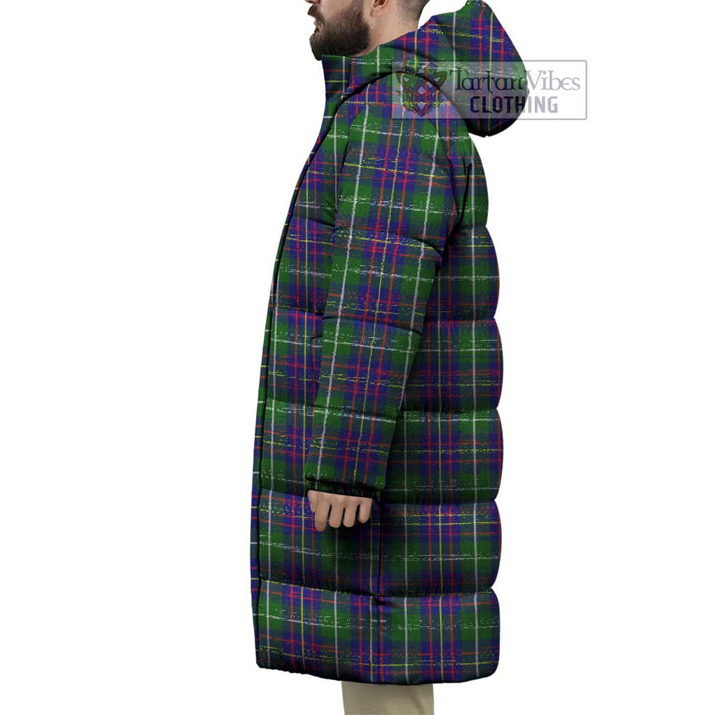 Tartan Vibes Clothing Inglis Tartan Long Down Jacket