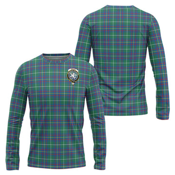 Inglis Ancient Tartan Long Sleeve T-Shirt with Family Crest