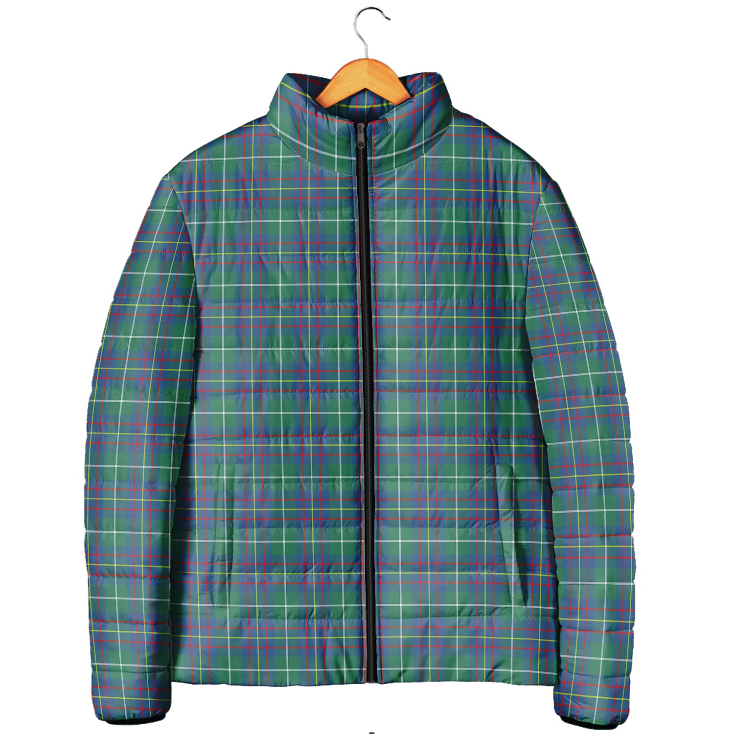 Inglis Ancient Tartan Padded Jacket Men's Padded Jacket - Tartan Vibes Clothing