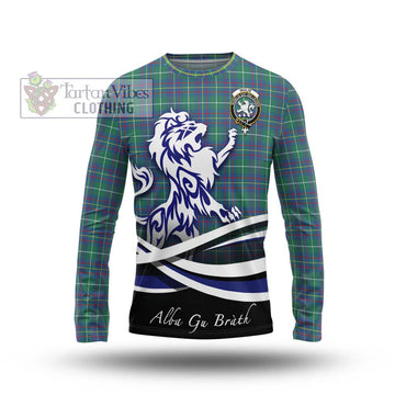 Inglis Ancient Tartan Long Sleeve T-Shirt with Alba Gu Brath Regal Lion Emblem