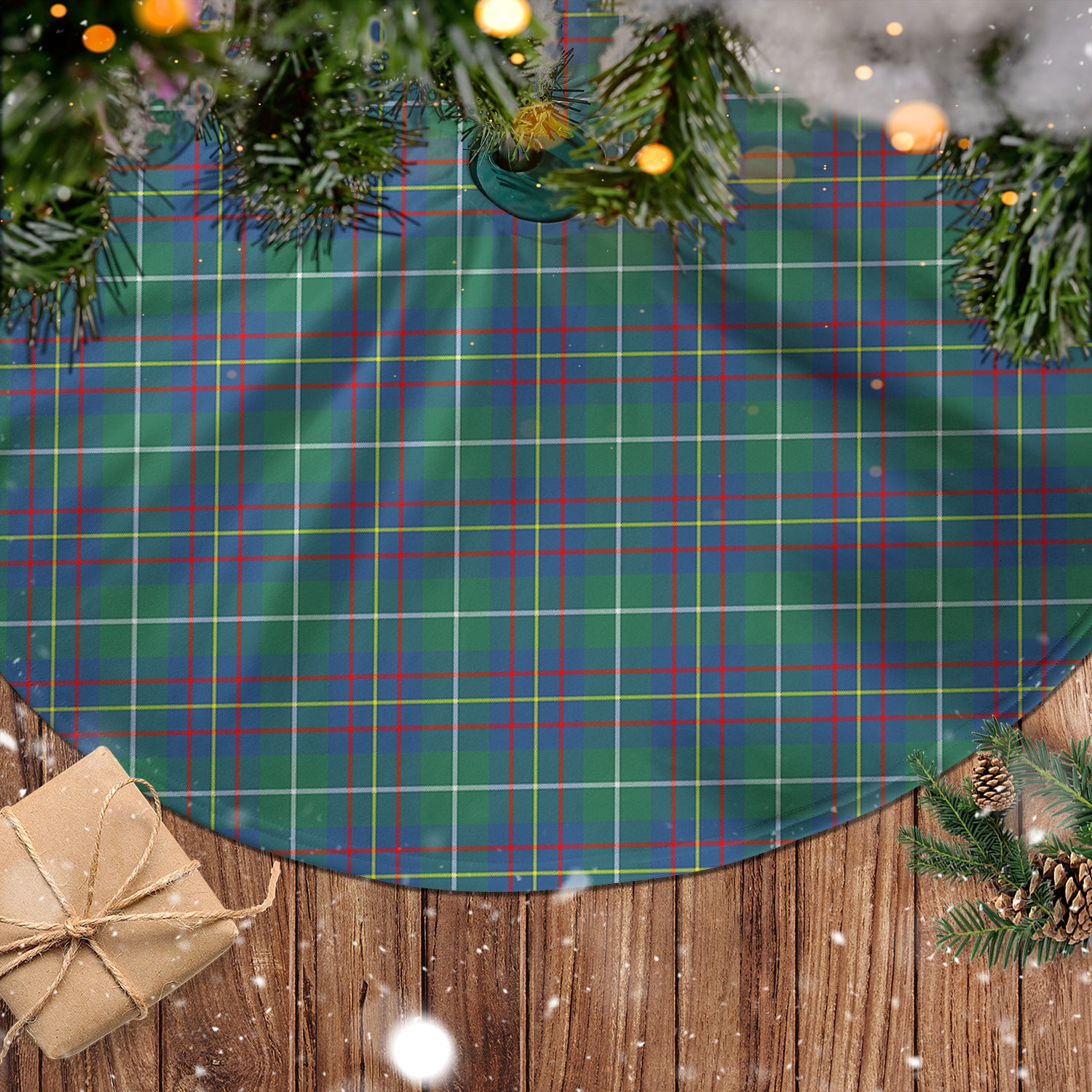 Inglis Ancient Tartan Christmas Tree Skirt - Tartanvibesclothing