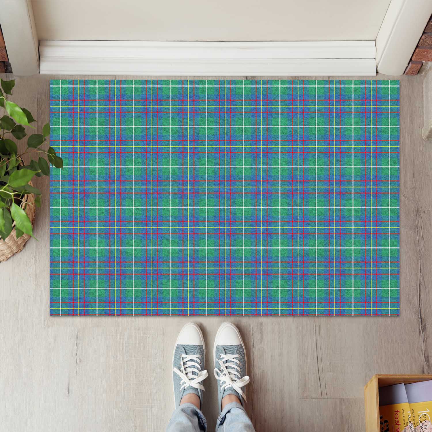 Inglis Ancient Tartan Door Mat - Tartanvibesclothing