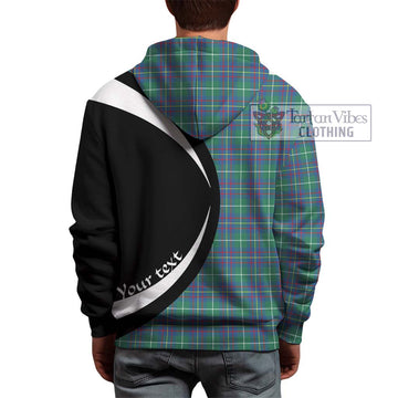 Inglis Ancient Tartan Hoodie with Family Crest Circle Style