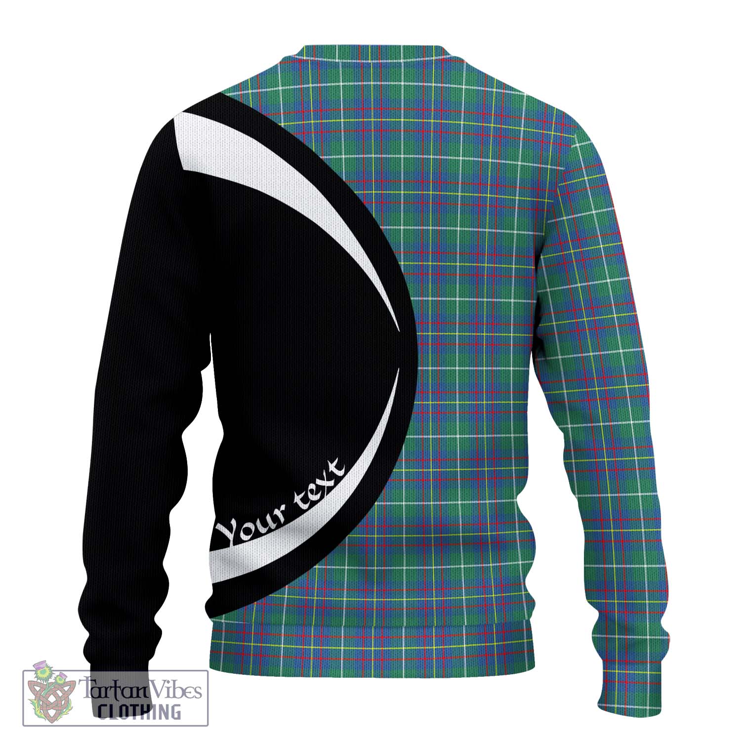 Inglis Ancient Tartan Ugly Sweater with Family Crest Circle Style - Tartan Vibes Clothing