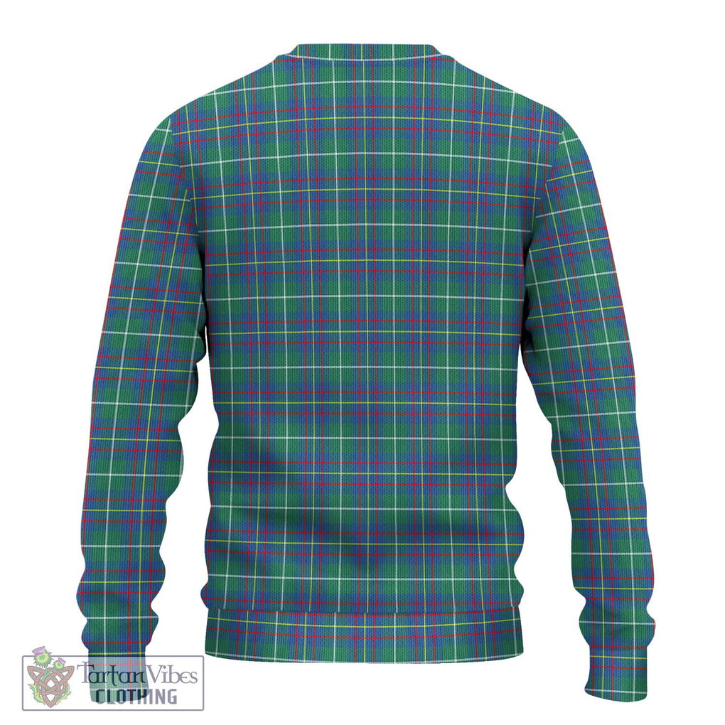 Inglis Ancient Tartan Knitted Sweater with Family Crest DNA In Me Style - Tartanvibesclothing Shop