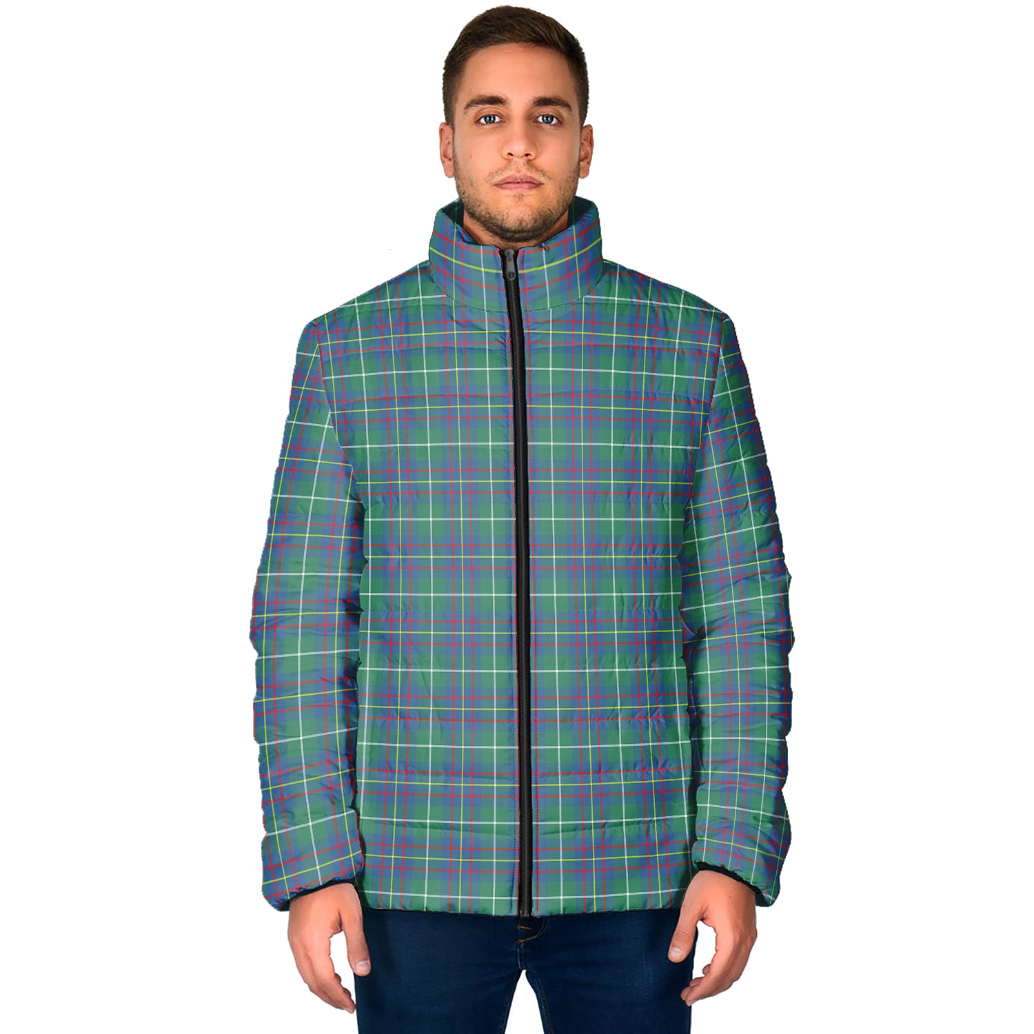 Inglis Ancient Tartan Padded Jacket - Tartan Vibes Clothing