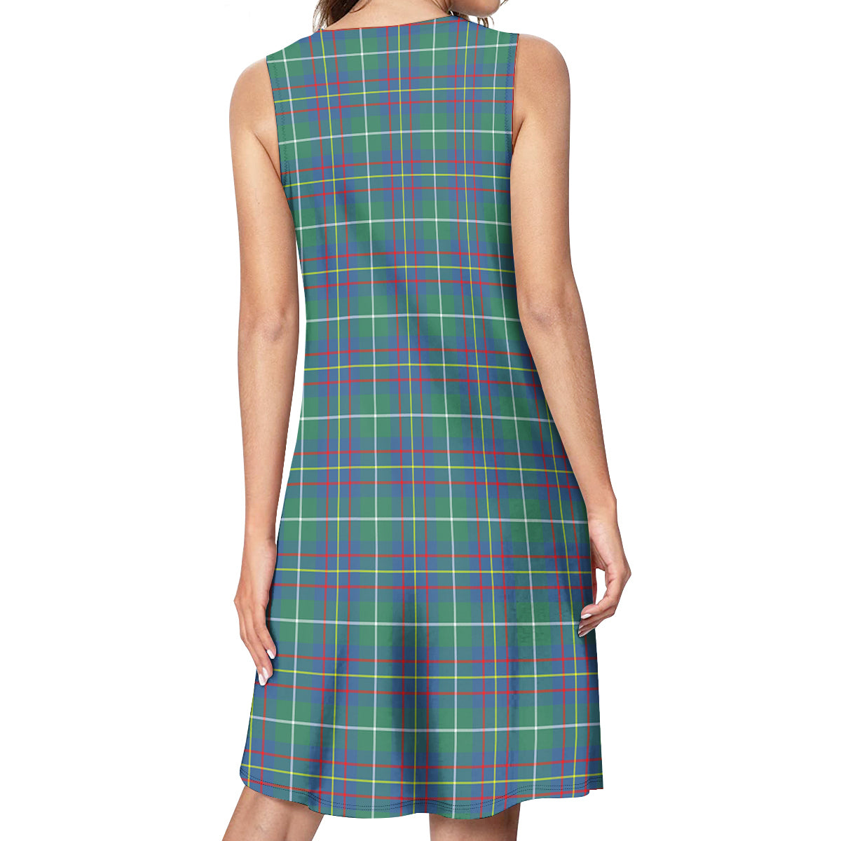 Inglis Ancient Tartan Womens Casual Dresses - Tartanvibesclothing