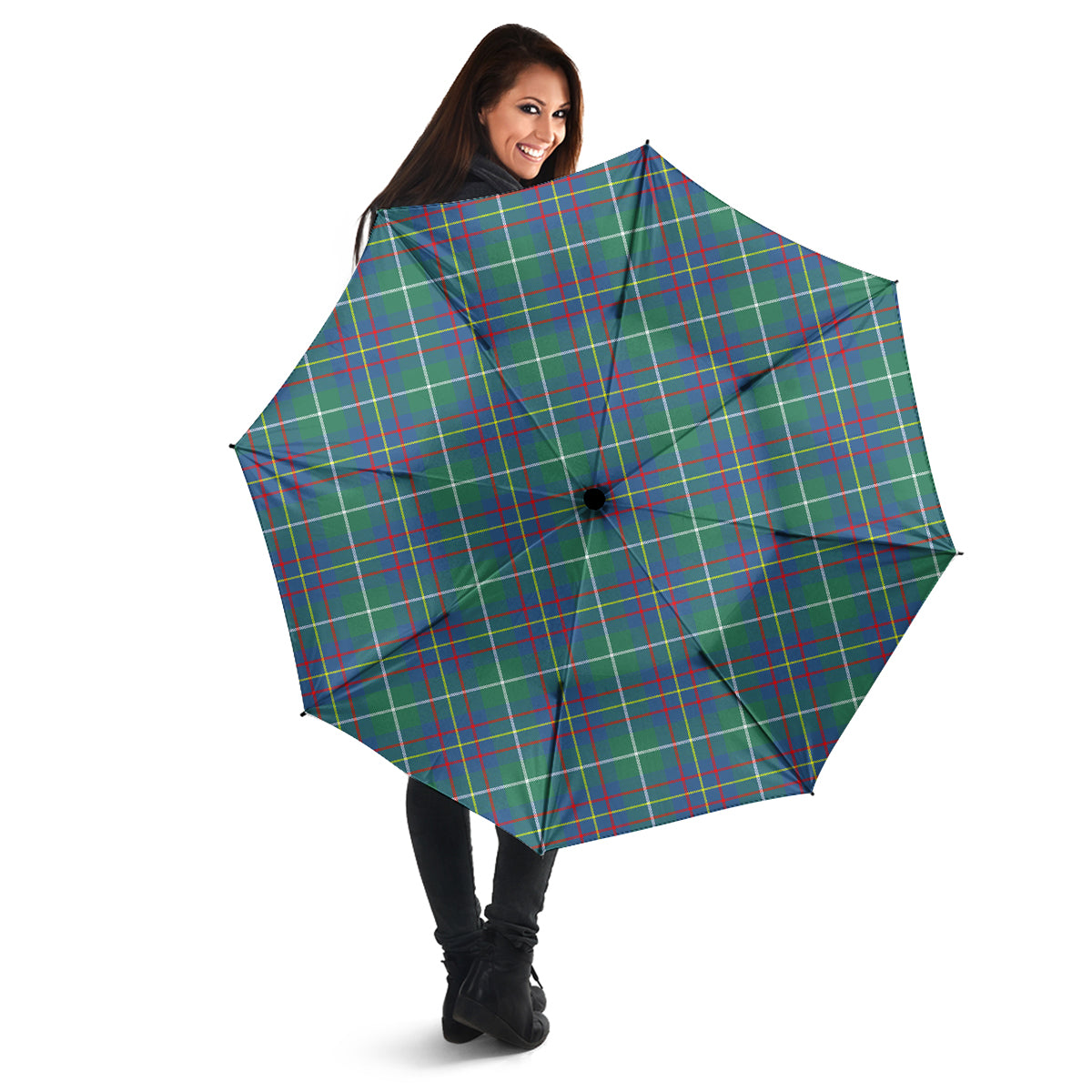 Inglis Ancient Tartan Umbrella - Tartanvibesclothing