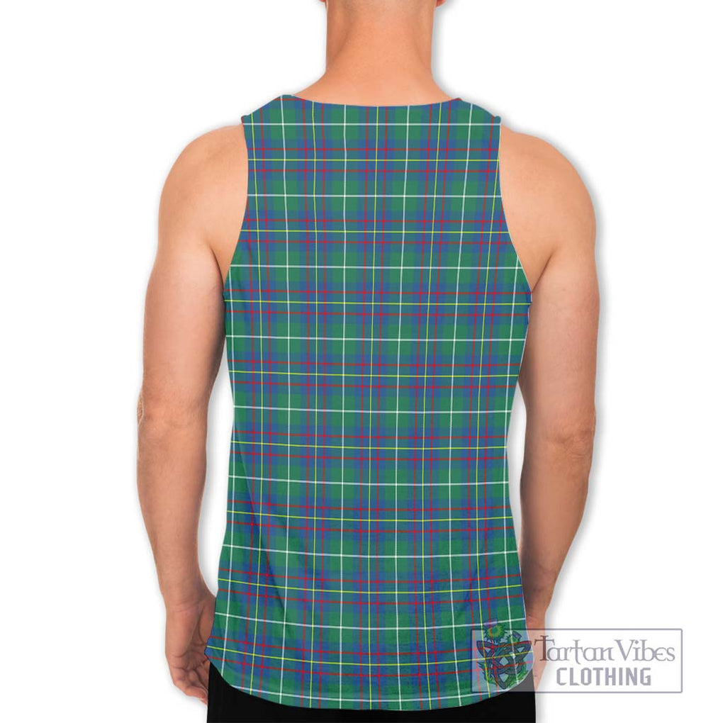 Inglis Ancient Tartan Men's Tank Top with Family Crest DNA In Me Style - Tartanvibesclothing Shop