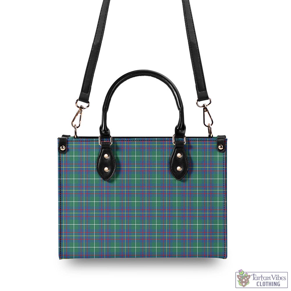 Tartan Vibes Clothing Inglis Ancient Tartan Luxury Leather Handbags