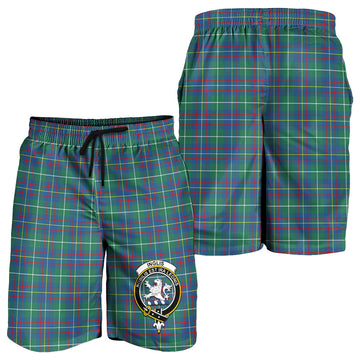 Inglis Ancient Tartan Mens Shorts with Family Crest