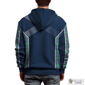 Inglis Ancient Tartan Hoodie with Family Crest and Lion Rampant Vibes Sport Style