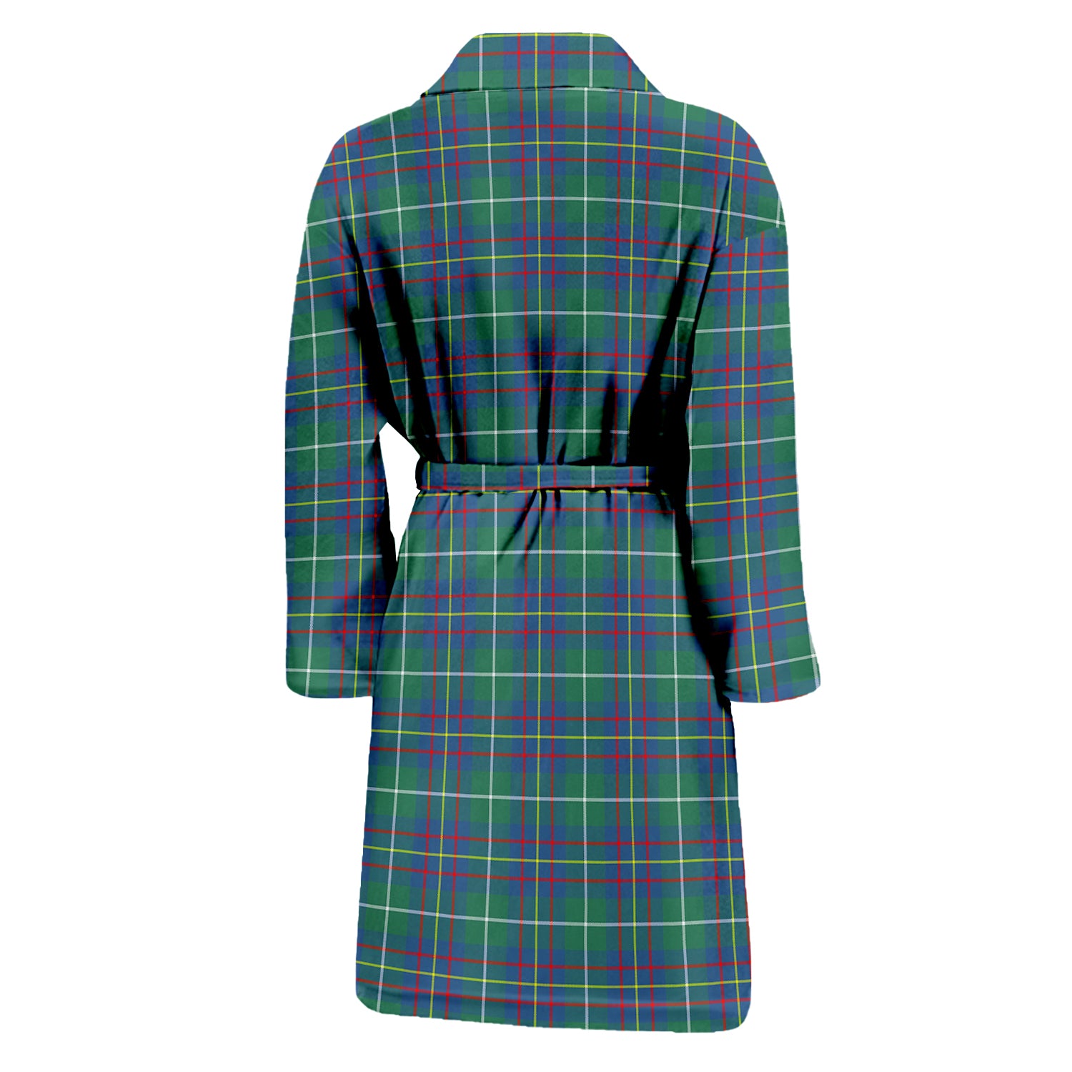 Inglis Ancient Tartan Bathrobe with Family Crest - Tartan Vibes Clothing