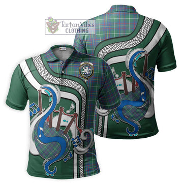 Inglis Ancient Tartan Polo Shirt with Epic Bagpipe Style