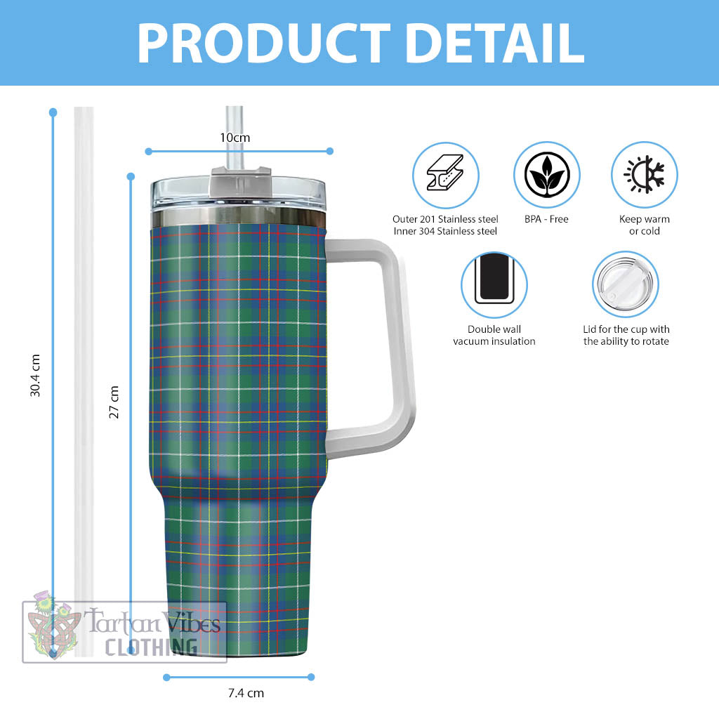 Tartan Vibes Clothing Inglis Ancient Tartan Tumbler with Handle