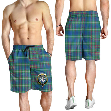 Inglis Ancient Tartan Mens Shorts with Family Crest