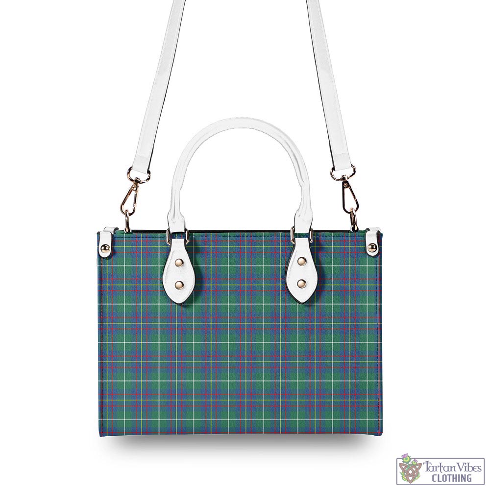 Tartan Vibes Clothing Inglis Ancient Tartan Luxury Leather Handbags