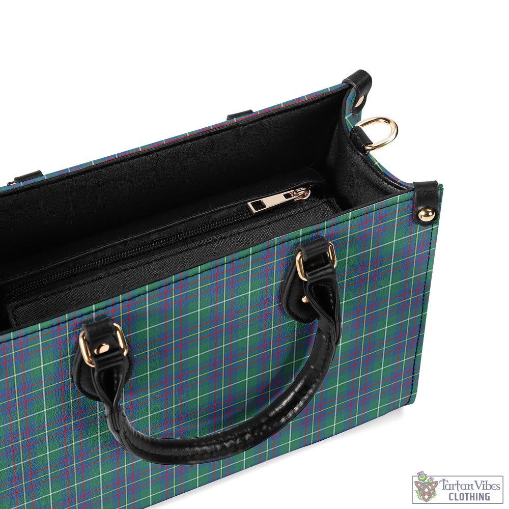 Tartan Vibes Clothing Inglis Ancient Tartan Luxury Leather Handbags