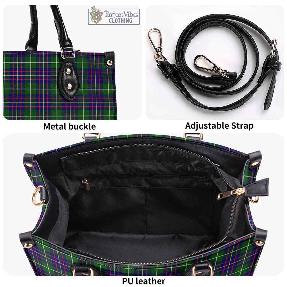 Tartan Vibes Clothing Inglis Modern Tartan Luxury Leather Handbags