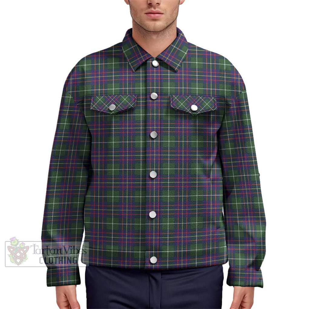 Inglis Tartan Unisex Lapel Cotton Jacket Unisex - Tartan Vibes Clothing