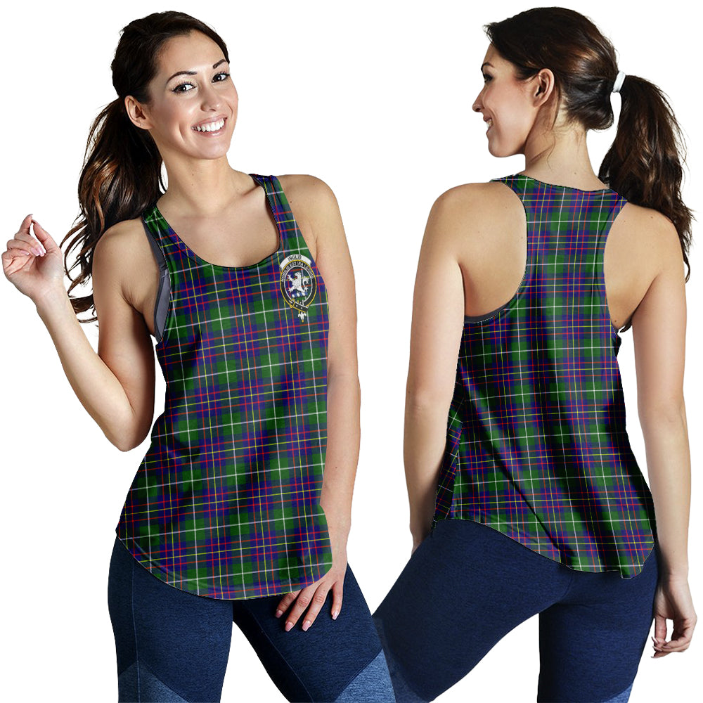 inglis-modern-tartan-women-racerback-tanks-with-family-crest