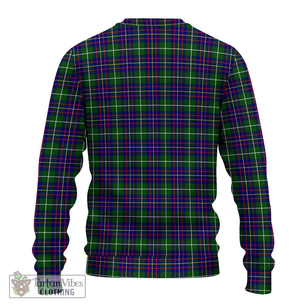 Inglis Tartan Knitted Sweater with Family Crest DNA In Me Style - Tartanvibesclothing Shop