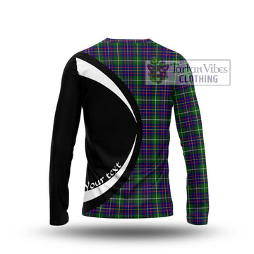 Inglis Tartan Long Sleeve T-Shirt with Family Crest Circle Style