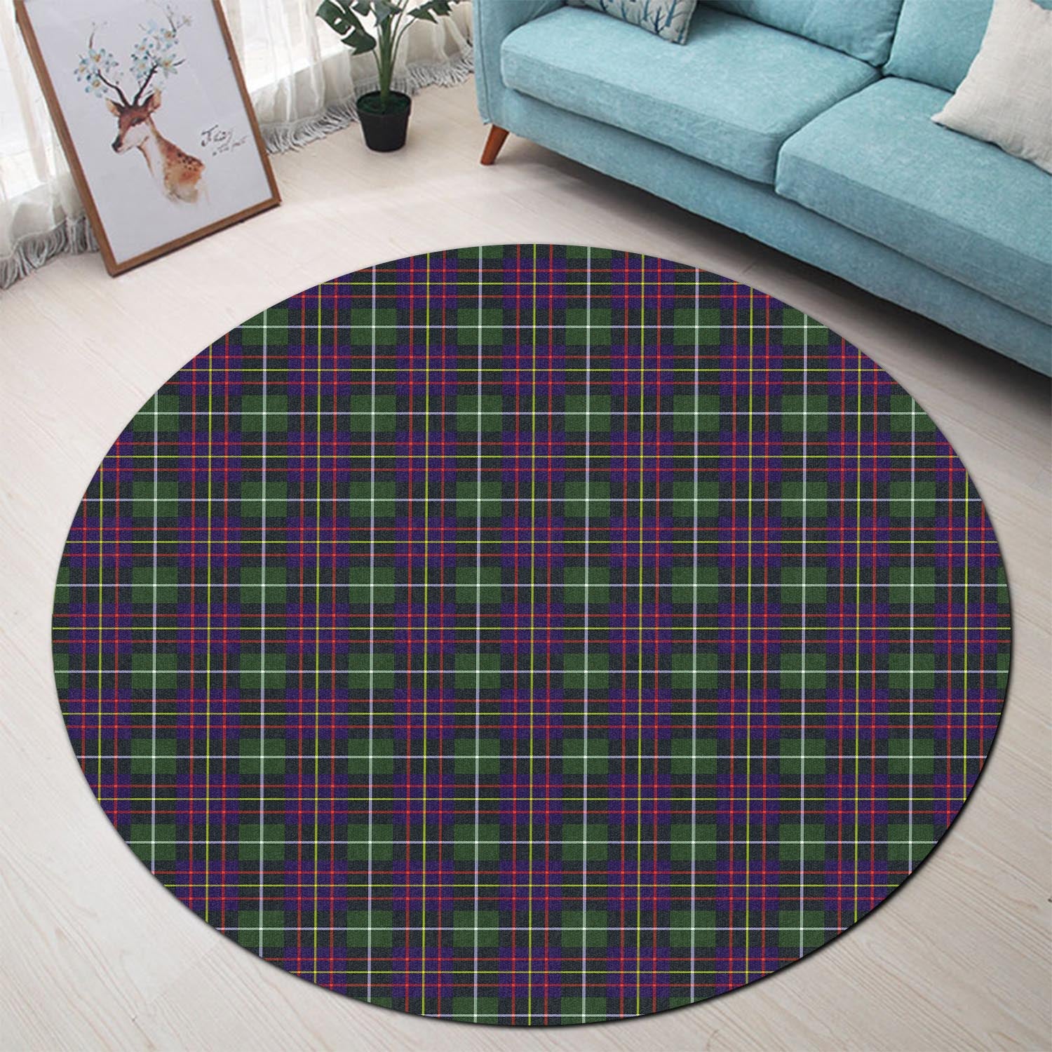 inglis-modern-tartan-round-rug