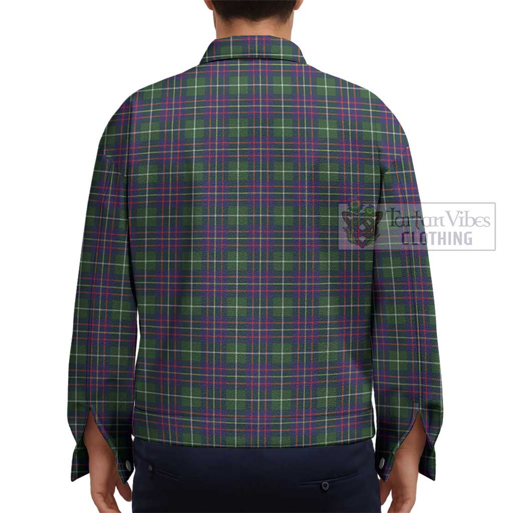 Inglis Tartan Unisex Lapel Cotton Jacket - Tartan Vibes Clothing